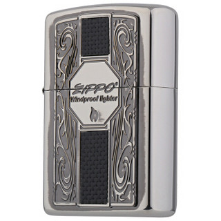 ZIPPO 之宝 ZBT-3-73a 商标火焰拉丝镀镍徽章 煤油防风火机