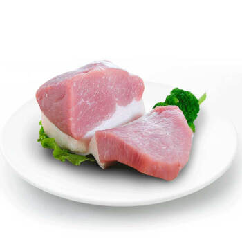 双汇冰鲜带皮后腿肉500g袋