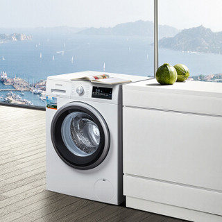 SIEMENS 西门子 IQ300系列 WM12P2R09W 滚筒洗衣机 9kg 白色