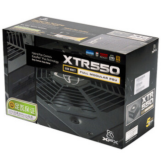 XFX 讯景 额定550W XTR550 电脑电源 