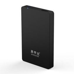 黑甲虫  H100 H系列1TB便携式2.5英寸USB3.0移动硬盘 磨砂黑