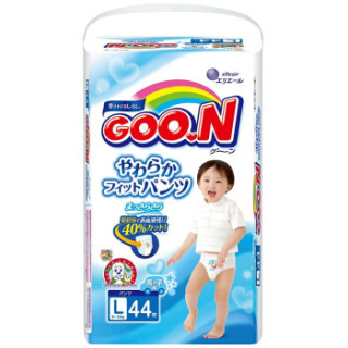 GOO.N 大王 维E系列 拉拉裤 学步裤训练裤 男 L44片(9-14kg) 原装进口