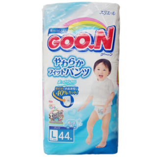 GOO.N 大王 维E系列 拉拉裤 学步裤训练裤 男 L44片(9-14kg) 原装进口