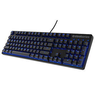 赛睿（SteelSeries）Apex M400 蓝色版 游戏机械键盘 
