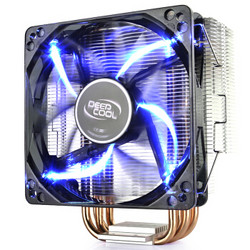 九州风神（DEEPCOOL） 玄冰400 CPU散热器（多平台/支持AM4/4热管/智能温控/发蓝光/12CM风扇/附带硅脂） *2件