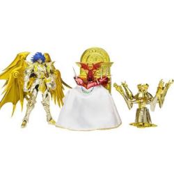 万代(BANDAI) UCGO 万代 圣衣神话EX 黄金圣斗士黄金魂神圣衣 模型玩具 双子座 撒加 教皇套装 18cm