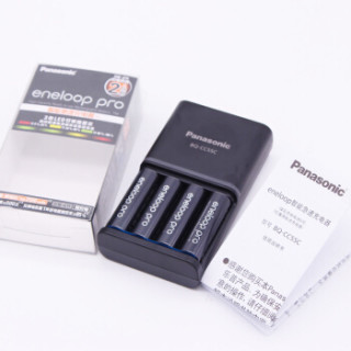 eneloop 爱乐普 充电电池5号五号4节 KJ55HCC40C 含55快速充电器