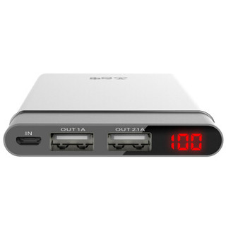  Teclast/台电 T100UC-S 超薄聚合物 移动电源  金属银