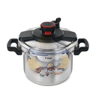 Tefal 特福 P45007 Clipso 不锈钢高压锅