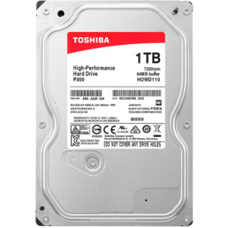 TOSHIBA 东芝 P300系列 7200转 64M SATA3 台式机硬盘
