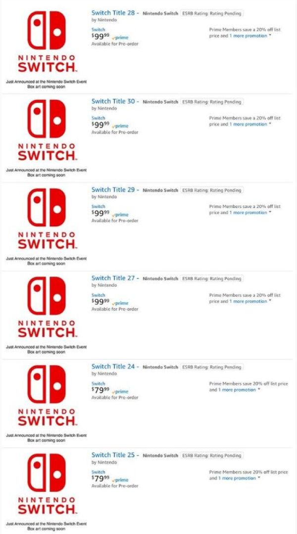 18款神秘Switch游戏上架美国亚马逊,微信小游戏引爆朋友圈