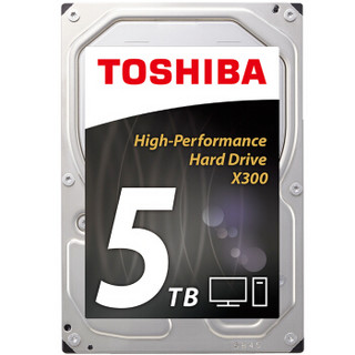 TOSHIBA 东芝 X300系列 HDWE150 7200转 SATA接口 台式机硬盘 5TB 128MB