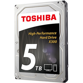 TOSHIBA 东芝 X300系列 HDWE150 7200转 SATA接口 台式机硬盘 5TB 128MB