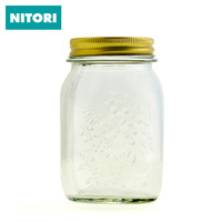 NITORI 钠玻璃材质果酱瓶