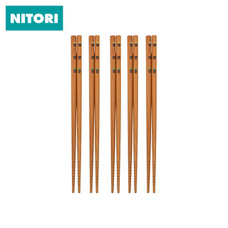 NITORI 竹筷5双组 