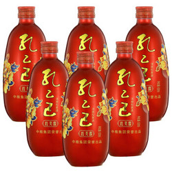 孔乙己 绍兴黄酒 中粮红芙蓉 冬酿花雕酒 清爽型 500ml 6瓶×2 *2件