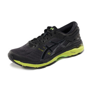 ASICS 亚瑟士 GEL-KAYANO 24 男士跑鞋 黑色/浅绿色  42.5 2E