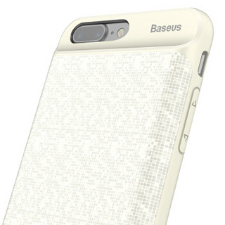 倍思（Baseus）苹果7 Plus背夹电池移动电源 7300毫安 5.5英寸  米白