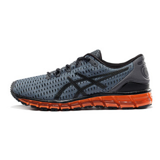 ASICS 亚瑟士 GEL-QUANTUM 360 男士跑鞋 T7E2N-9790 深灰色/黑色/橘色 41.5