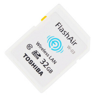 TOSHIBA 东芝 FlashAir 第三代无线局域网嵌入式 SDHC存储卡 Class10 32G