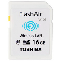 TOSHIBA 东芝 FlashAir 第三代无线局域网嵌入式 SDHC存储卡 Class10 16G