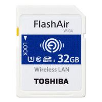 TOSHIBA 东芝 FlashAir4 32GB SD存储卡（WiFi）