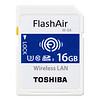 TOSHIBA 东芝 FlashAir 第四代无线局域网嵌入式 SDHC存储卡 U3 Class10 16G