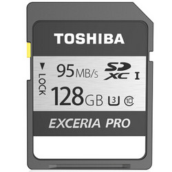 东芝(TOSHIBA）128GB R95M/S-W75M/S SDXC Class10 UHS-I U3 极至超速存储卡 支持4K高清