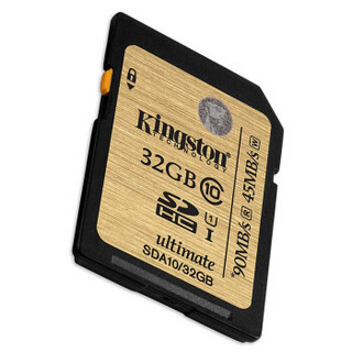 Kingston 金士顿 90MB/s SD Class10 UHS-I高速存储卡 32G