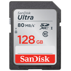 闪迪（SanDisk）128GB 读速80MB/s 至尊高速SDXC UHS-I存储卡 Class10 SD卡