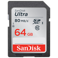 SanDisk 闪迪 至尊高速 SDXC UHS-I Class10 SD存储卡 64GB