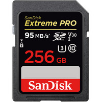 SanDisk 闪迪 Extreme PRO SD存储卡 256GB （UHS-I、V30、U3）