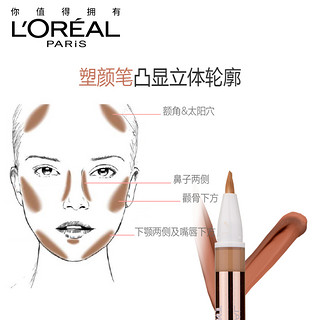 L‘OREAL PARIS 巴黎欧莱雅 奇焕光采大师遮瑕笔 1.7ml