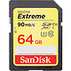 SanDisk 闪迪 至尊极速 SDXC UHS-I V30 U3  Class10 SD卡 64GB