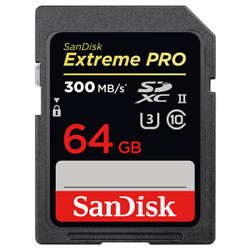 SanDisk 闪迪 Extreme Pro SD存储卡 64GB UHS-I V30