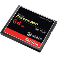 SanDisk 闪迪 Extreme PRO 至尊超极速 64GB CF存储卡