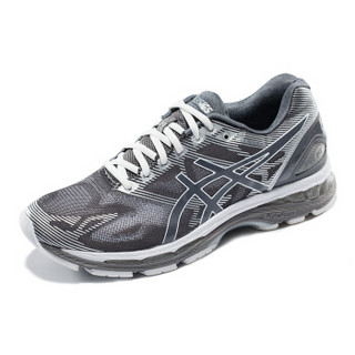 ASICS 亚瑟士 GEL-NIMBUS 19 男士跑鞋 T700N-4907 炭灰色/白色/银色 39.5