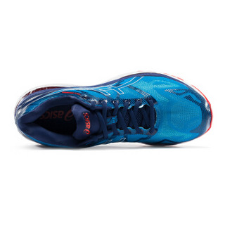 ASICS 亚瑟士 GEL-NIMBUS 19(2E) 男士跑鞋 T701N-4301 蓝色/白色/深蓝色 41.5