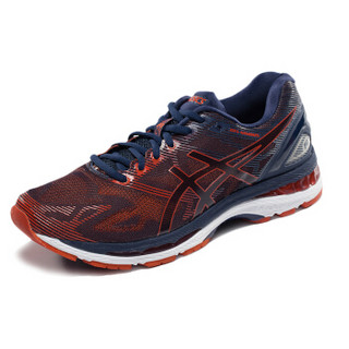 ASICS 亚瑟士 GEL-NIMBUS 19 男士跑鞋 T700N-5806 红色/深蓝色 41.5