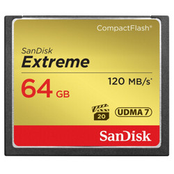 SanDisk 闪迪 至尊极速CF存储卡 UDMA7 CF卡 64G