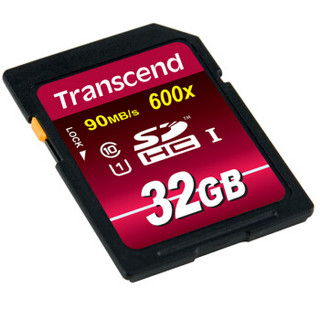 Transcend 创见 32GB UHS-I 600X SD存储卡