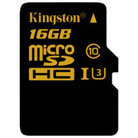 Kingston 金士顿 16GB 90MB/s TF(Micro SD)UHS-I Class10 高速存储卡 16G