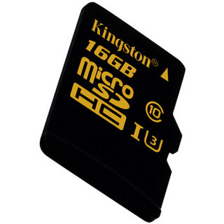 Kingston 金士顿 16GB 90MB/s TF(Micro SD)UHS-I Class10 高速存储卡 16G