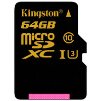 Kingston 金士顿 16GB 90MB/s TF(Micro SD)UHS-I Class10 高速存储卡 64G