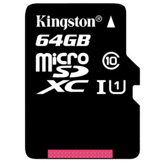 Kingston 金士顿 64GB TF(Micro SD) 高速存储卡 80MB/s