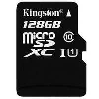 Kingston 金士顿 80MB/s TF(Micro SD) Class10 UHS-I高速存储卡 128G