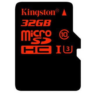  Kingston 金士顿 32GB 90MB/s TF(Micro SD)Class10 UHS-I高速存储卡 中国红