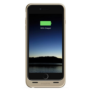 Mophie 聚合物 2750毫安 苹果背夹电池 适用于iPhone6/6S 苹果认证  金色