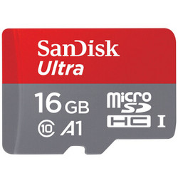 闪迪（SanDisk）16GB TF（MicroSD）存储卡 C10 A1至尊高速移动版 读速98MB/s APP运行更流畅
