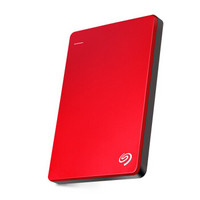SEAGATE 希捷 Backup Plus 睿品 USB3.0 2.5英寸 移动硬盘 1TB 丝绸红